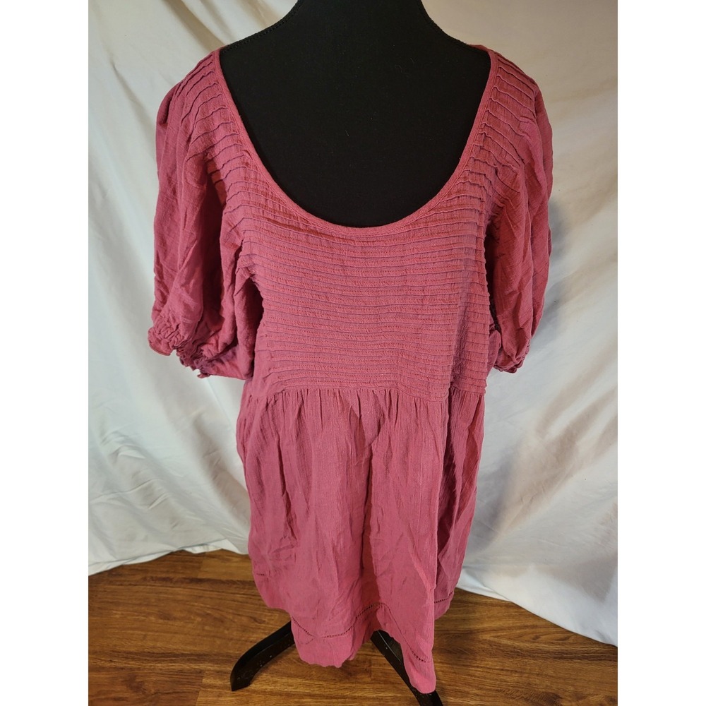 Free People Mauve Pink Mini Dress